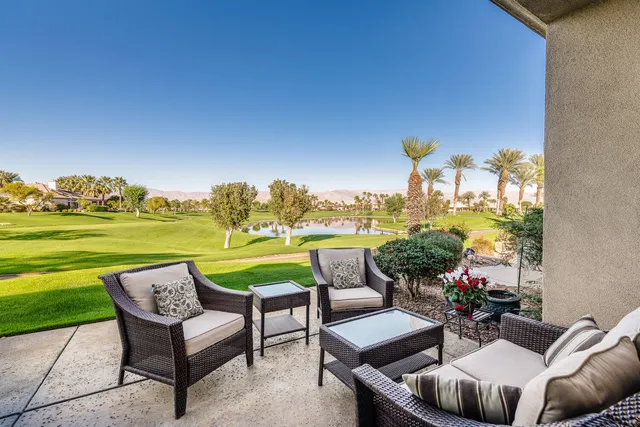 a view of a bench in the garden