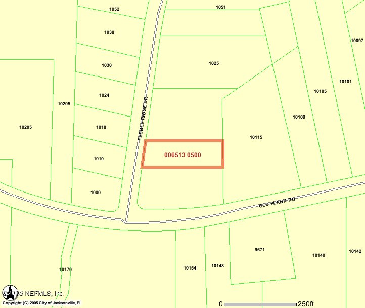 1009 Pebble Ridge Drive Jacksonville, FL 32220 - Photo 1 of 2 gis map