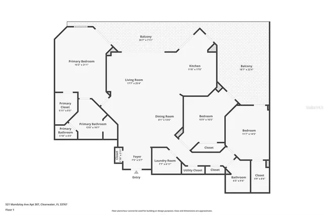 $1,695,000 | 521 Mandalay Avenue, Unit 307, Clearwater Beach, FL 33767