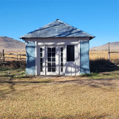 a view of building with wooden floor