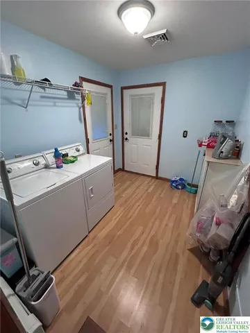 a room with storage and utility