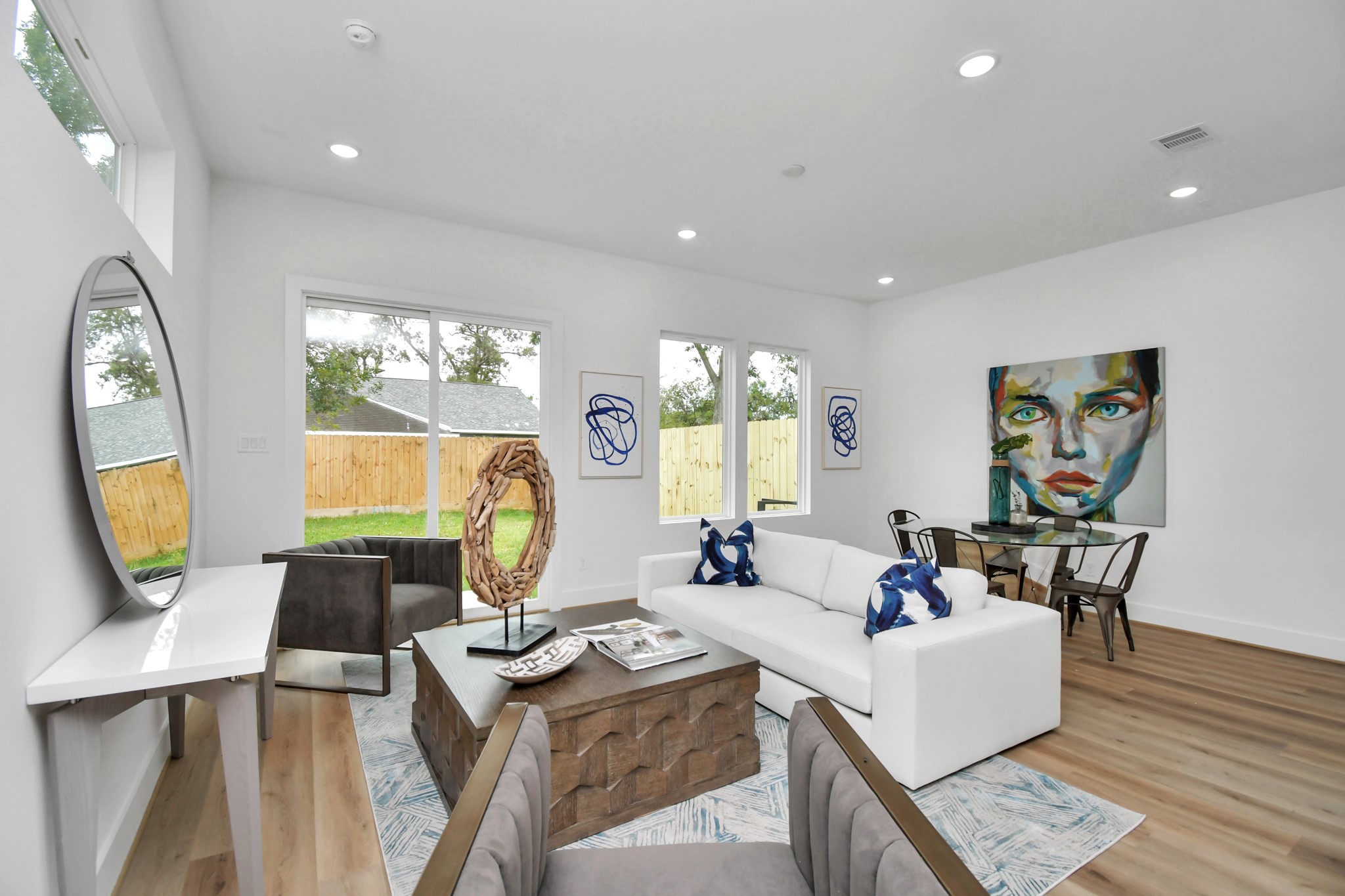 2610 Vance Street Houston, TX 77093 - Photo 12 of 30 a living room with furniture and a wooden floor