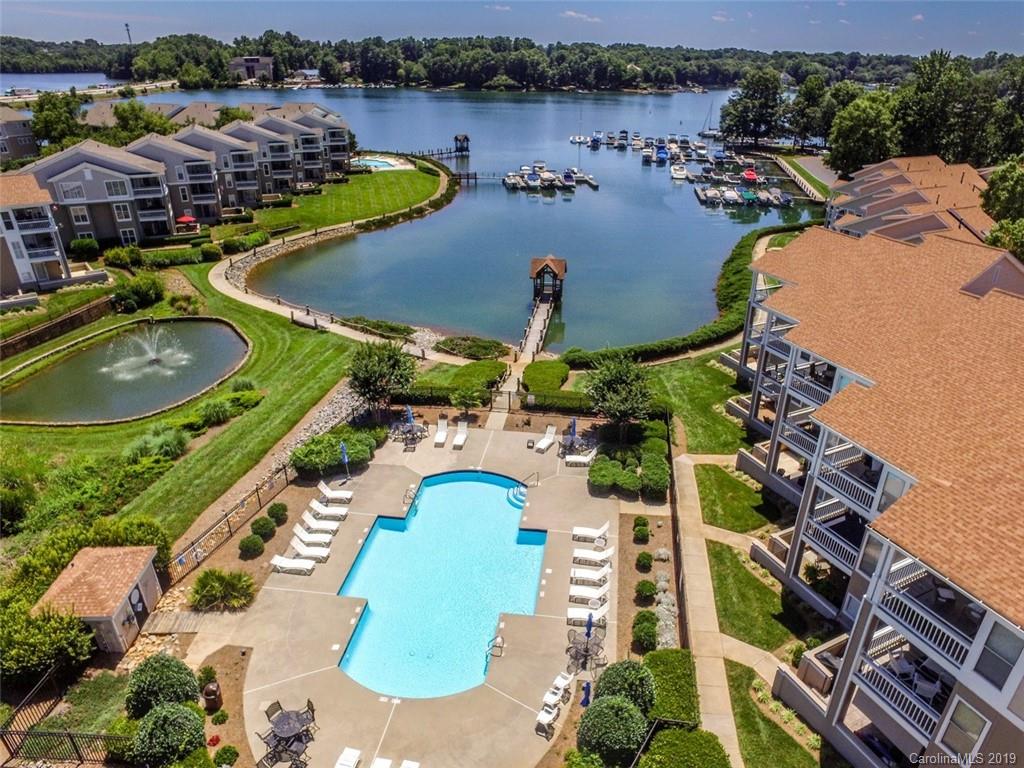 1133 Torrence Circle Davidson, NC 28036 - Photo 21 of 25 an aerial view of a house with outdoor space and lake view