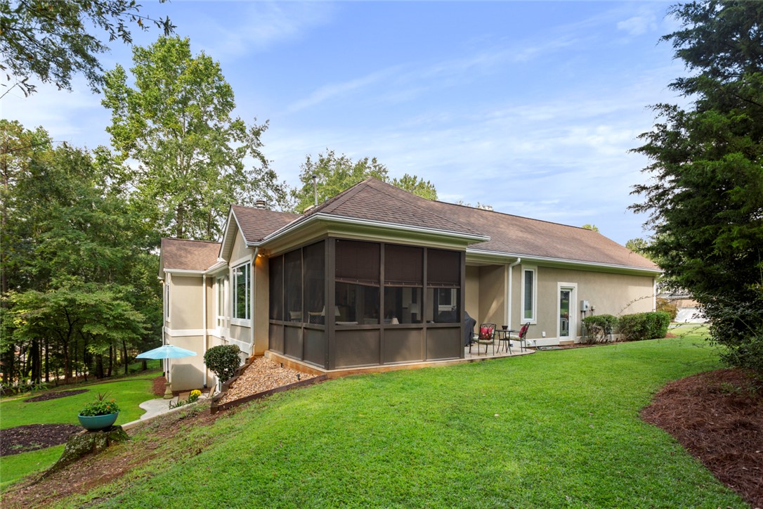 3902 Turnberry Loop Seneca, SC 29678 - Photo 4 of 45 Covered sunporch, a great place to enjoy a coffee or beverage
