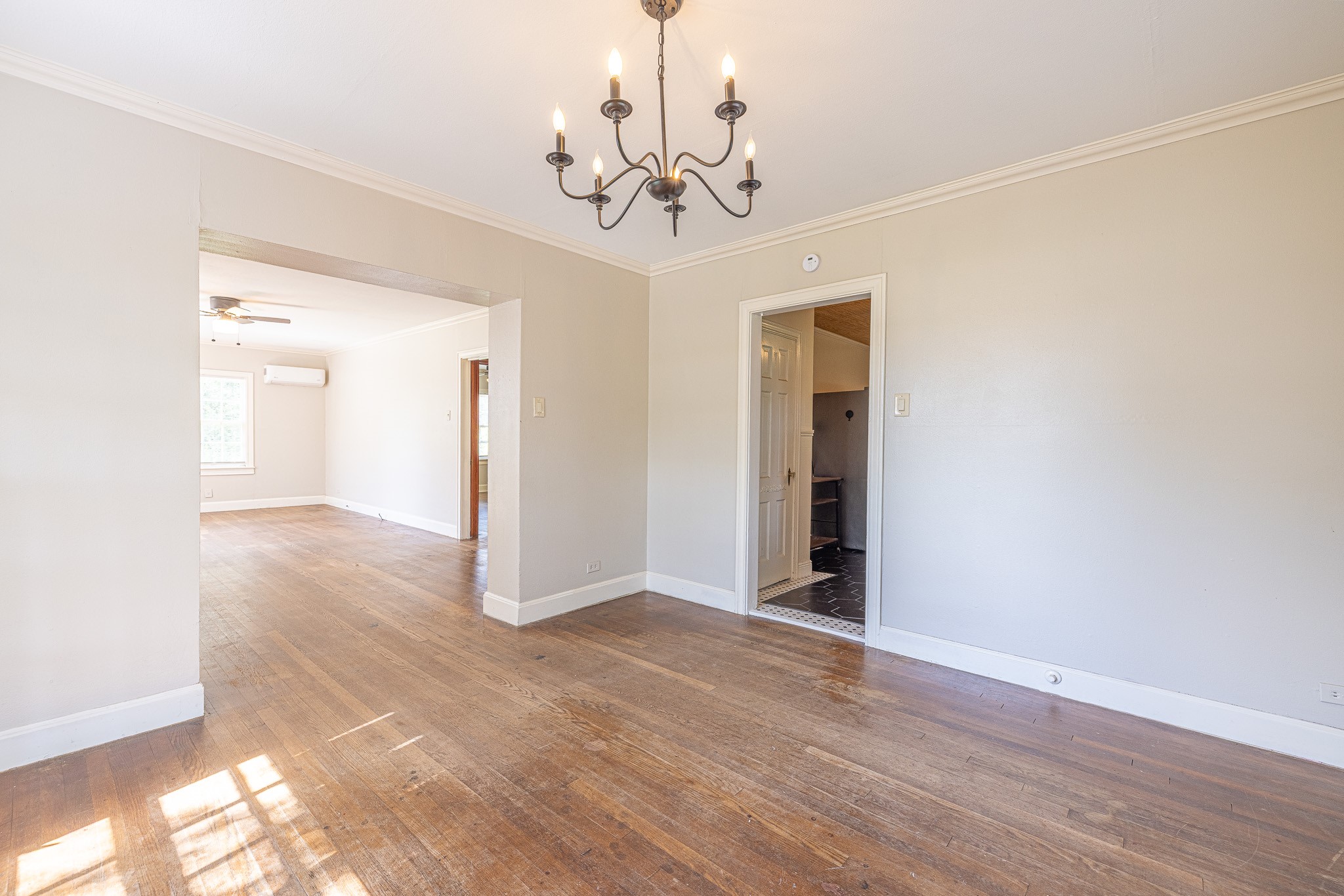8548 Findlay Street Houston, TX 77017 - Photo 12 of 50 a view of a chandelier in big room and hallway