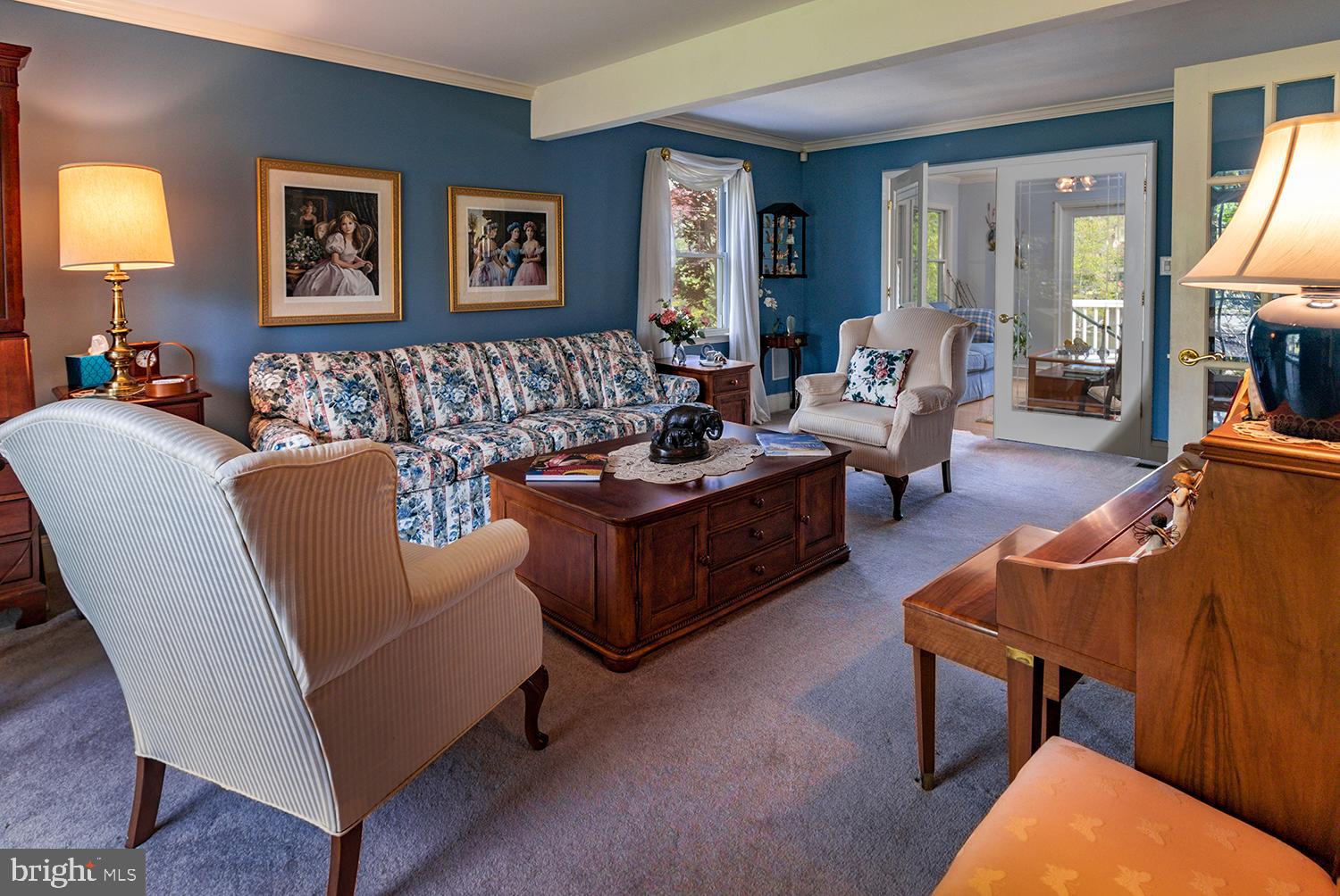 14 West Lake Avenue Medford, NJ 08055 - Photo 12 of 37 View of living room towards the sun room