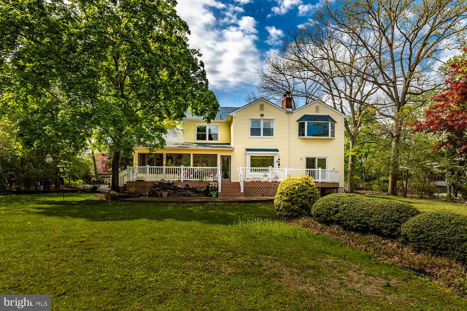 14 West Lake Avenue Medford, NJ 08055 - Photo 34 of 37 Rear of home from the lake
