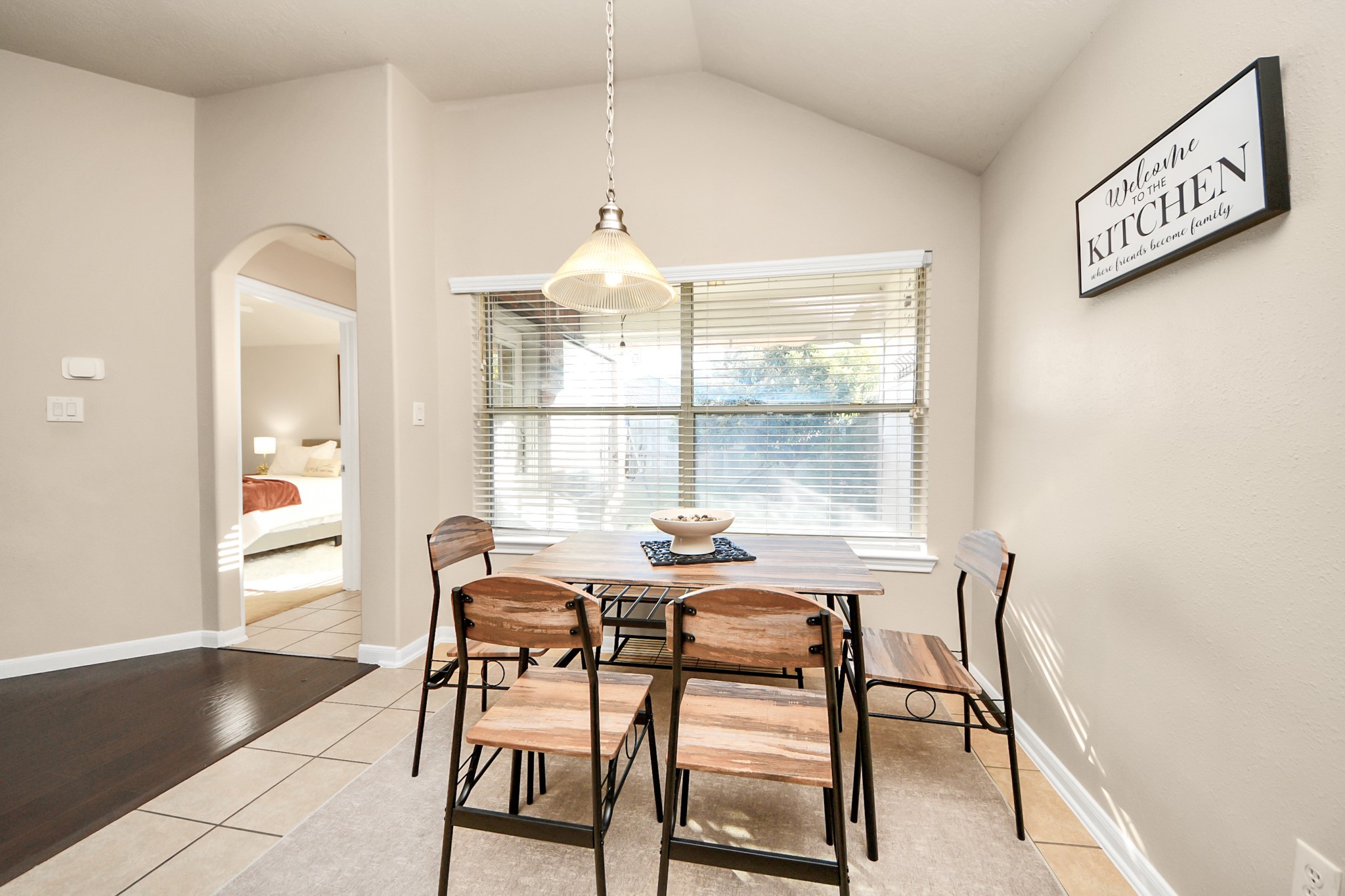 13342 South Point Lane Houston, TX 77034 - Photo 13 of 37 a view of a dining room with furniture and wooden floor