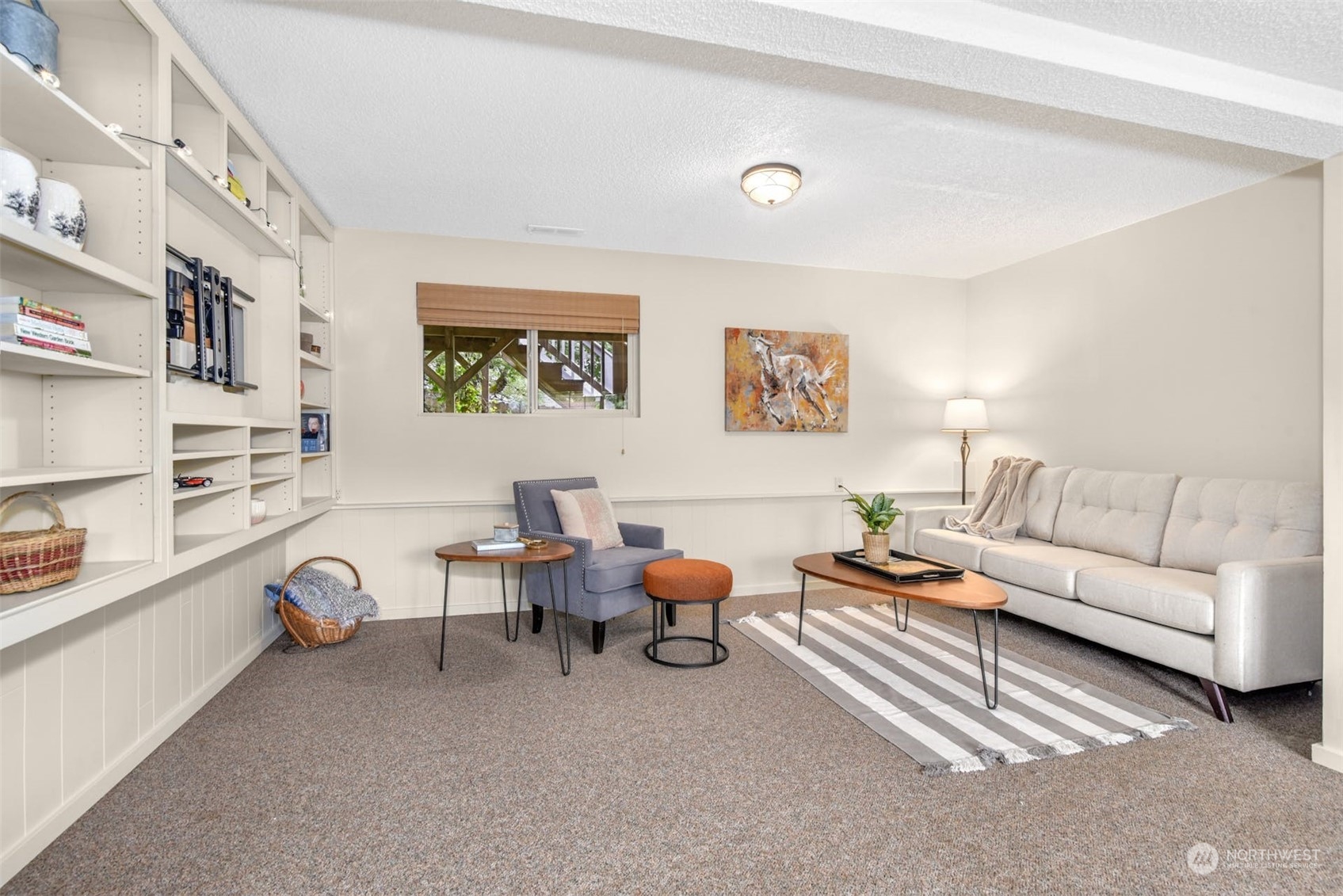 823 South 28th Court Renton, WA 98055 - Photo 20 of 37 a living room with furniture a rug and white walls