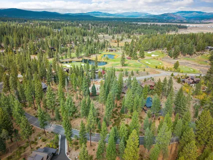 a view of lake with green space