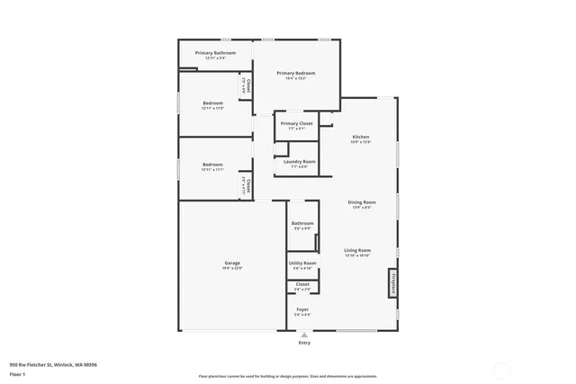 $424,900 | 950 RW Fletcher Street, Winlock, WA 98596
