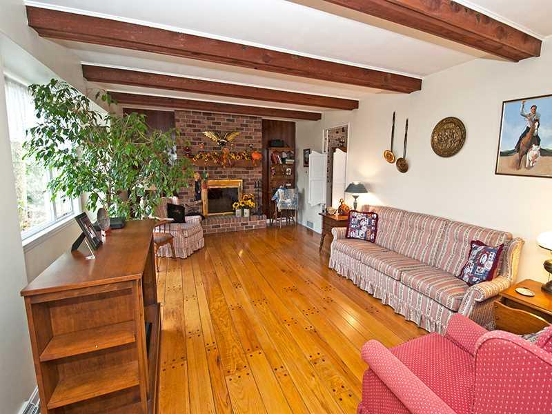 190 Riemer Road Sarver, PA 16055 - Photo 12 of 22 Living Room. wide plank wood flooring adore liv and din rm