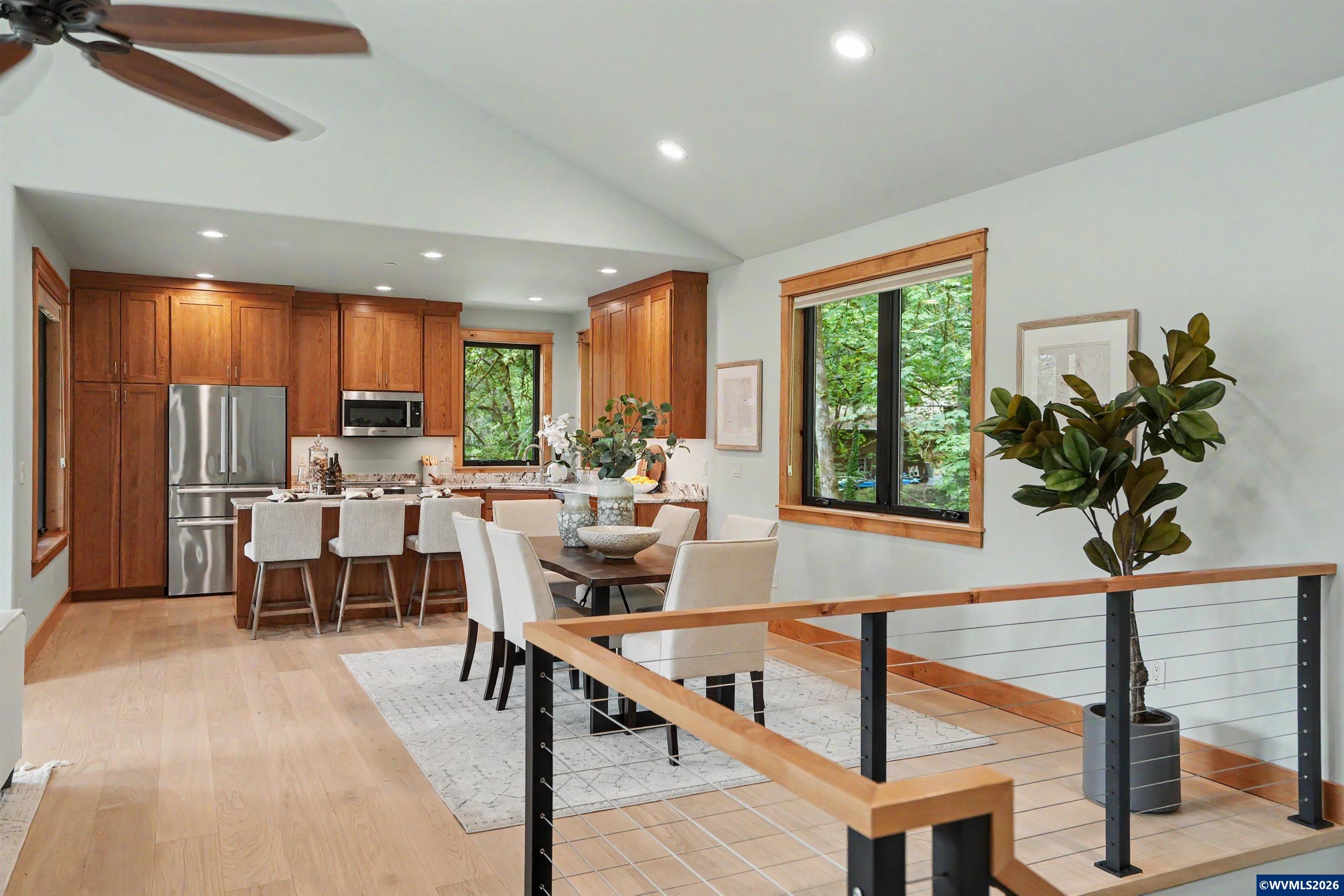 1155 Northwest Country Hills Road Corvallis, OR 97330 - Photo 24 of 48 a dining room with furniture window and wooden floor
