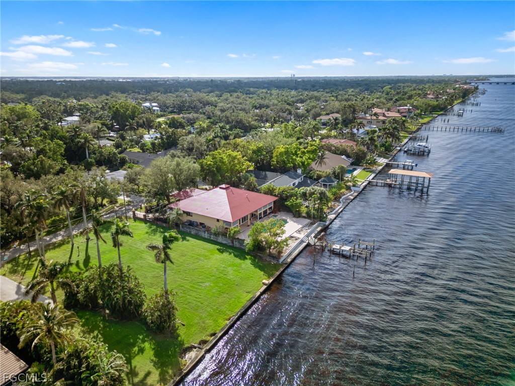 3508 Stuart Court Fort Myers, FL 33901 - Photo 7 of 23 an aerial view of a house with a yard