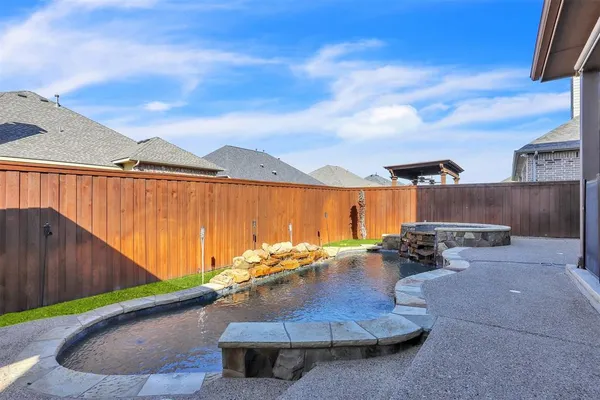 a terrace with outdoor seating