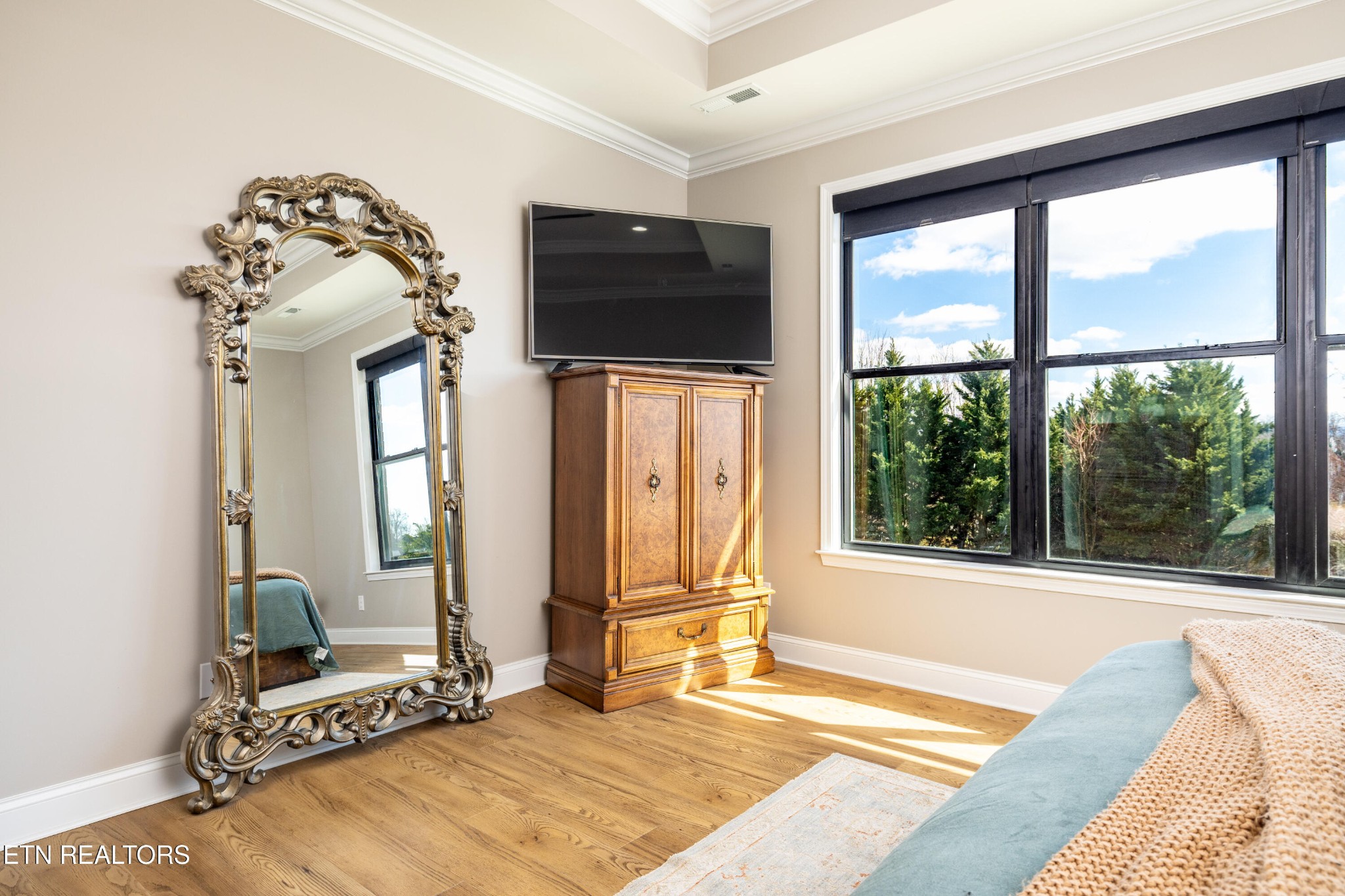 1216 Houston Springs Road Greenback, TN 37742 - Photo 26 of 57 a view of a room with wooden floor and a large window