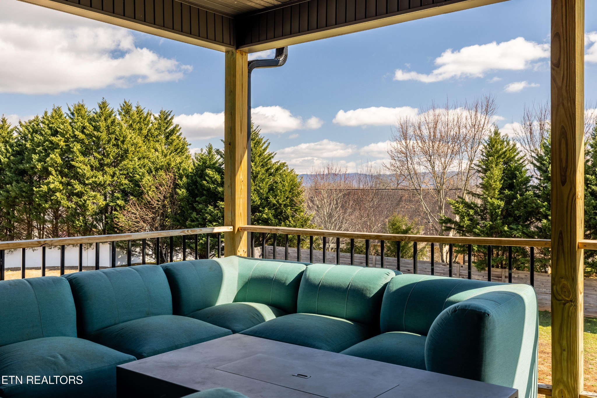 1216 Houston Springs Road Greenback, TN 37742 - Photo 44 of 57 a balcony of a house with outdoor seating