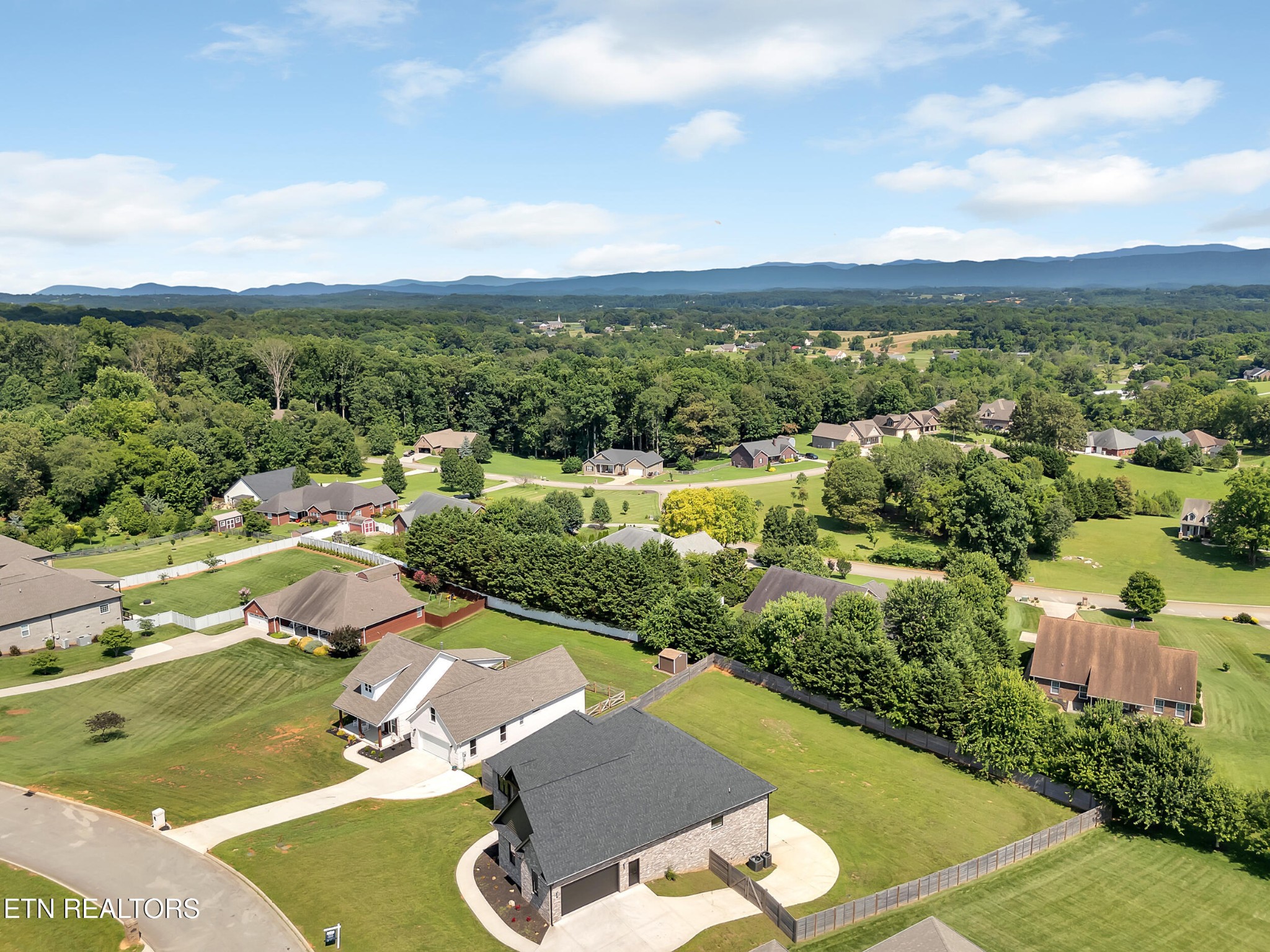 1216 Houston Springs Road Greenback, TN 37742 - Photo 53 of 57 an aerial view of residential houses with outdoor space and street view