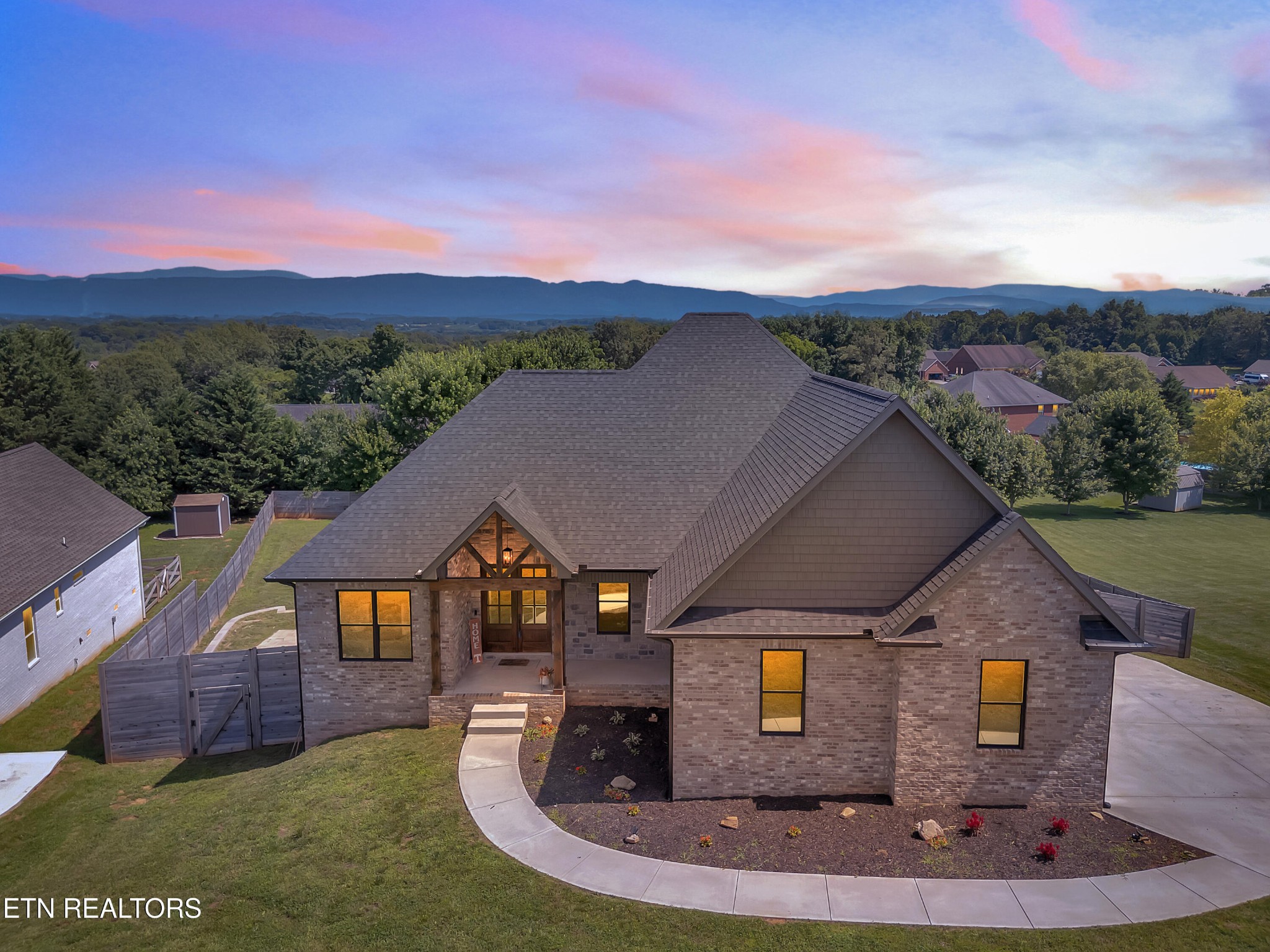1216 Houston Springs Road Greenback, TN 37742 - Photo 8 of 57 an aerial view of a house
