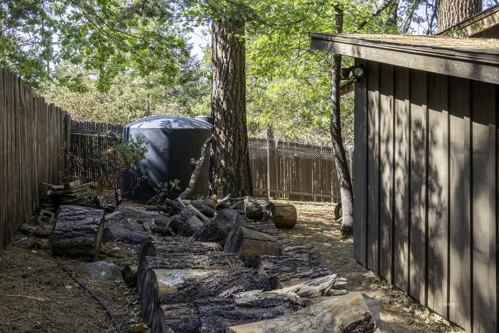25180 Glen Road Idyllwild, CA 92549 - Photo 35 of 45 a view of a backyard with plants and large trees