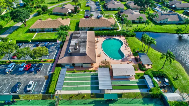 a view of a park with of a house