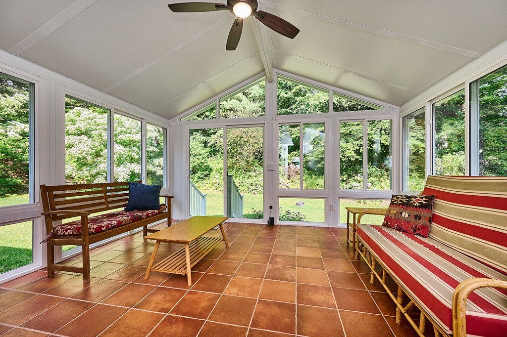 37 Shattuck Road Hadley, MA 01035 - Photo 13 of 42 a living room filled with furniture and a floor to ceiling window