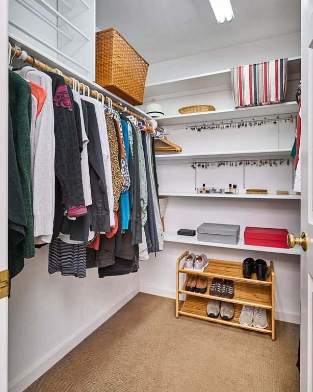 37 Shattuck Road Hadley, MA 01035 - Photo 22 of 42 a view of walk in closet with clothes and shoes