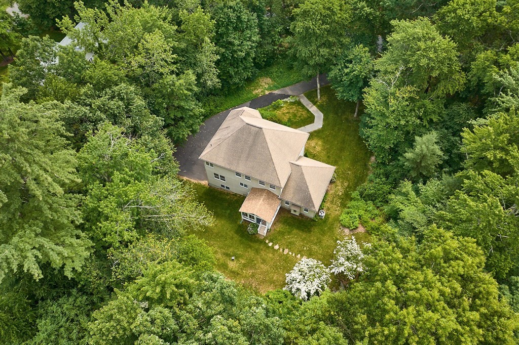 37 Shattuck Road Hadley, MA 01035 - Photo 41 of 42 a bird view of sitting area in a garden