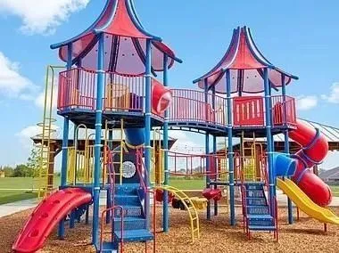 a view of a cafe with sitting area