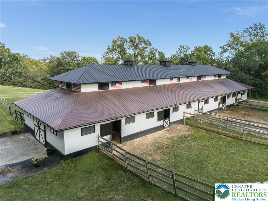 1855 Ridge Road Bangor, PA 18013 - Photo 38 of 53 a aerial view of a house with a yard