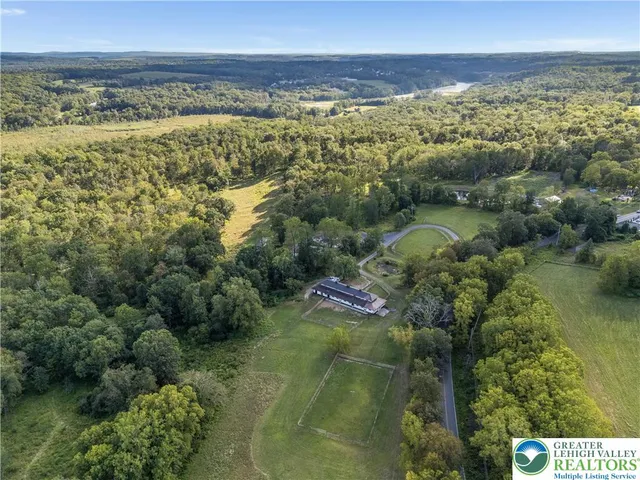 a view of an outdoor space and mountain view