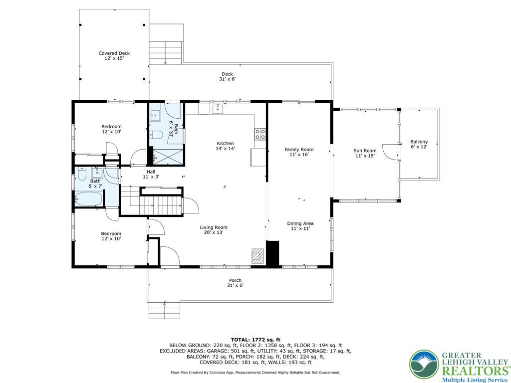 1855 Ridge Road Bangor, PA 18013 - Photo 48 of 53 a picture of a floor plan