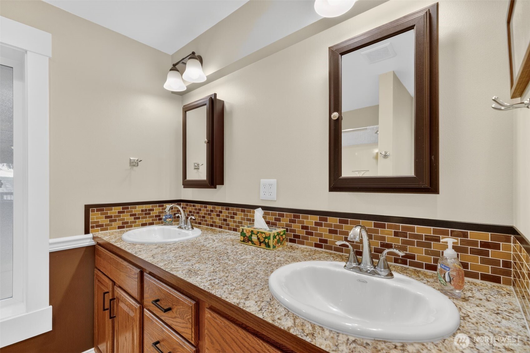 510 Carl Johnson Road Quilcene, WA 98376 - Photo 18 of 37 a bathroom with a sink and a mirror