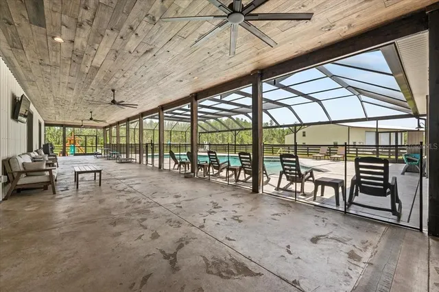 a view of a garage with a bike