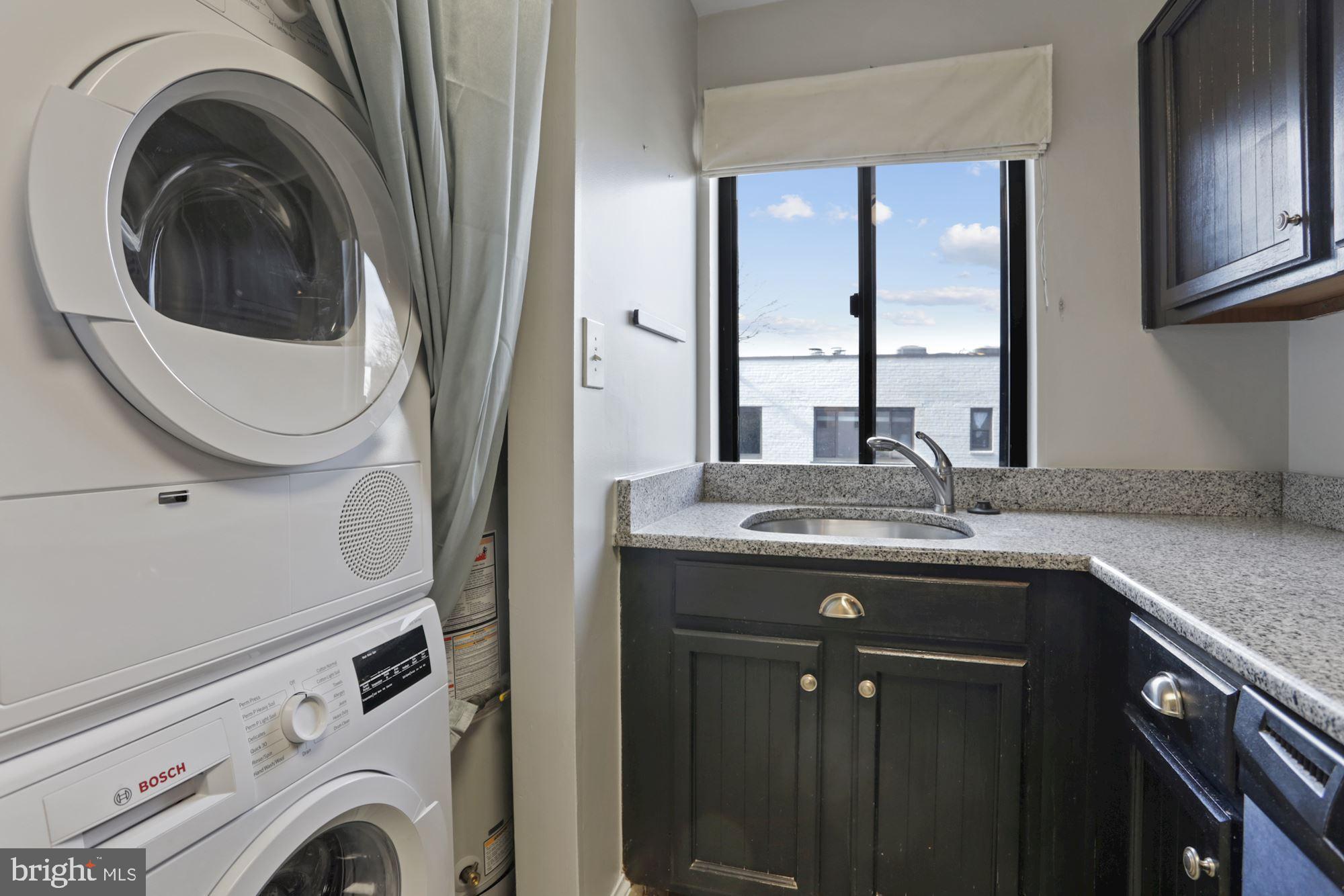 2604 Tunlaw Road Northwest, Unit 5 Washington, DC 20007 - Photo 10 of 28 BOSCH WASHER & DRYER