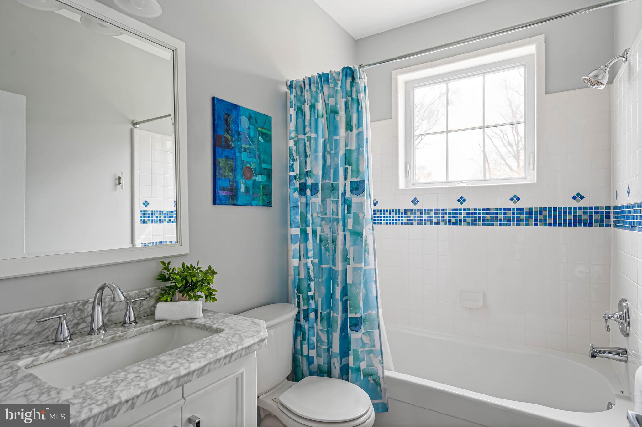 33096 Burbage Road Frankford, DE 19945 - Photo 32 of 53 a bathroom with a granite countertop sink toilet and shower