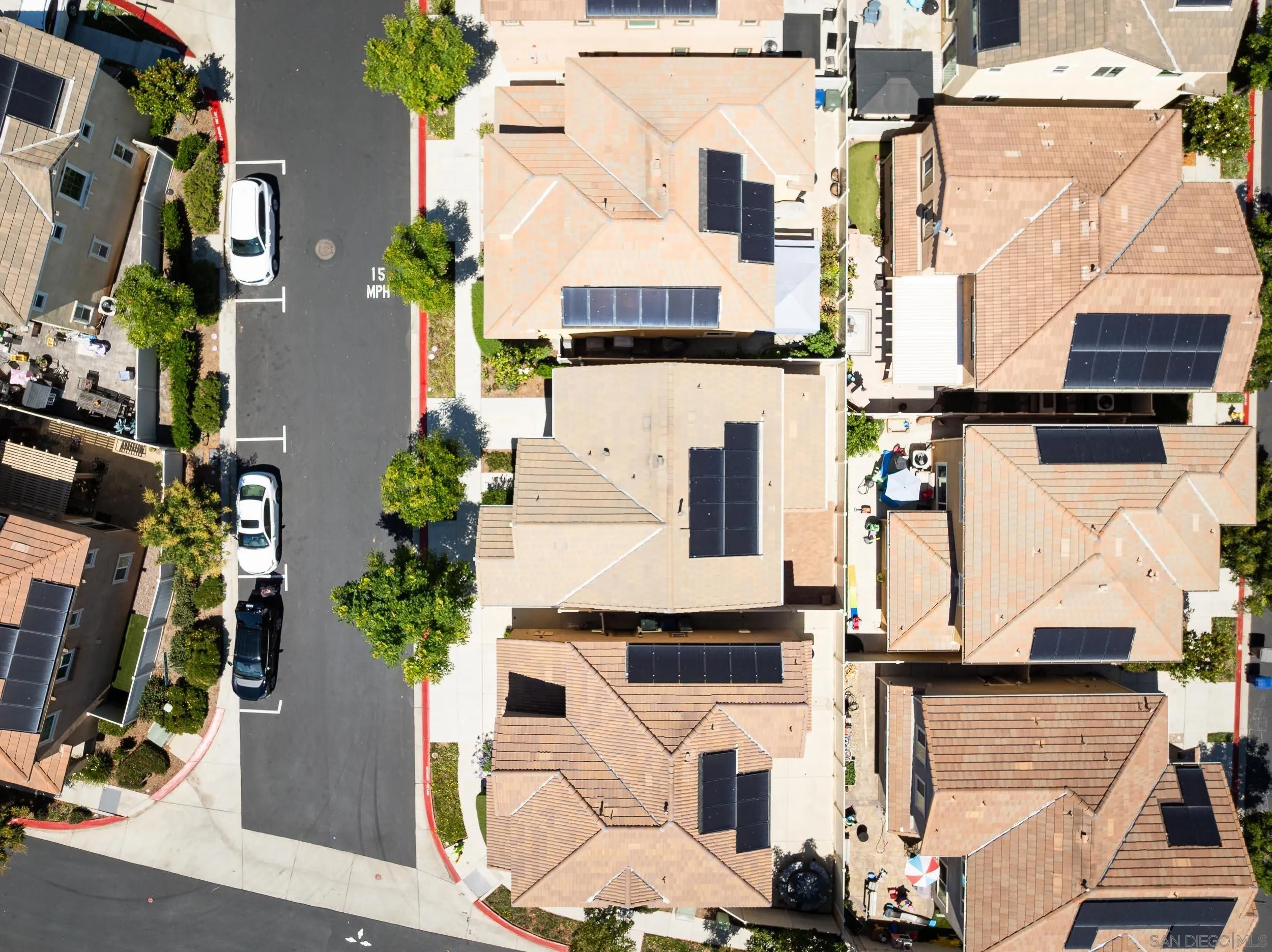 211 Spotted Saddle Way Fallbrook, CA 92028 - Photo 22 of 24 an aerial view of residential houses with outdoor space