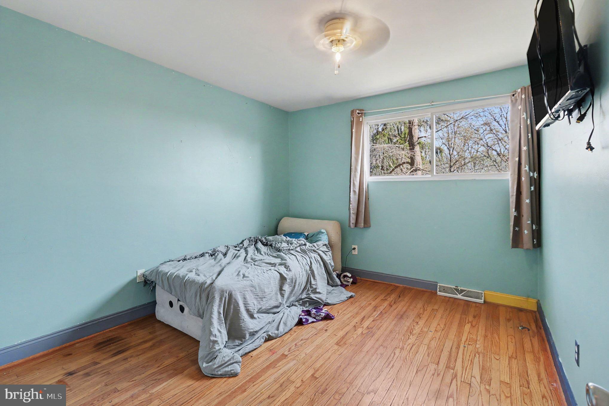 2338 Fairway Road Huntingdon Valley, PA 19006 - Photo 18 of 27 a bedroom with a bed and a flat tv screen on a dresser