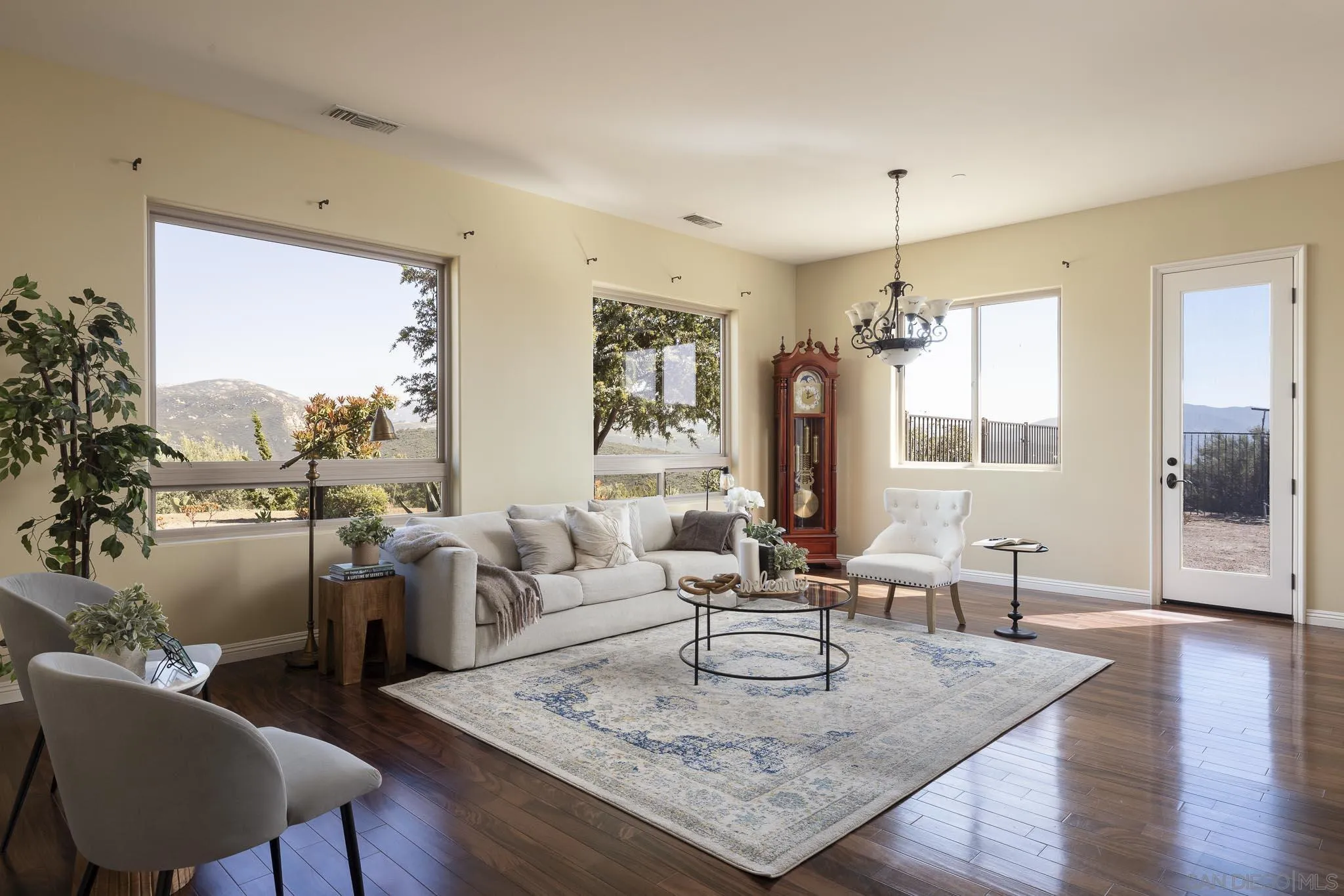 2001 Corte Sierra Alpine, CA 91901 - Photo 12 of 35 a living room with furniture and wooden floor