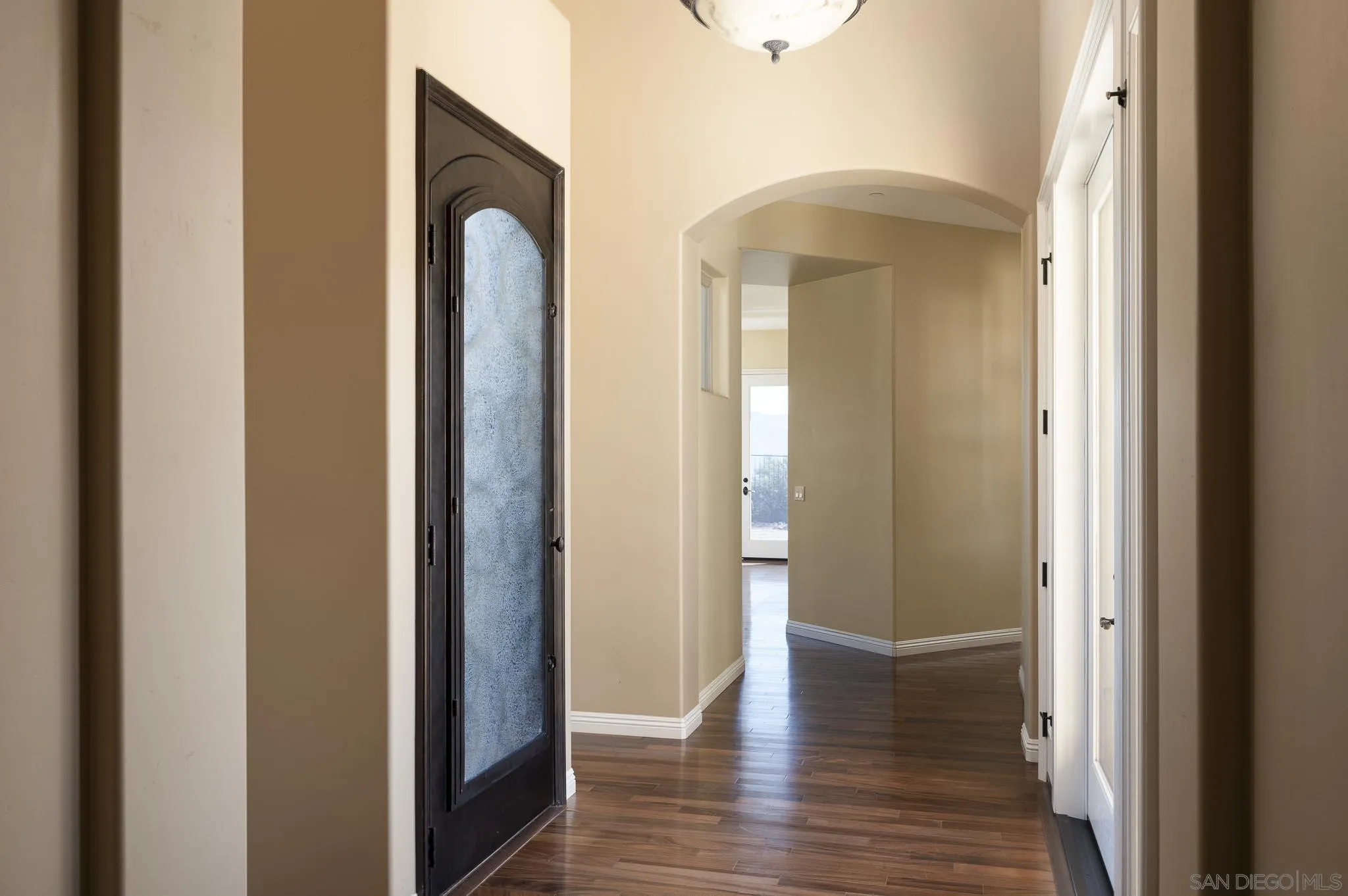 2001 Corte Sierra Alpine, CA 91901 - Photo 17 of 35 a view of a hallway with wooden floor