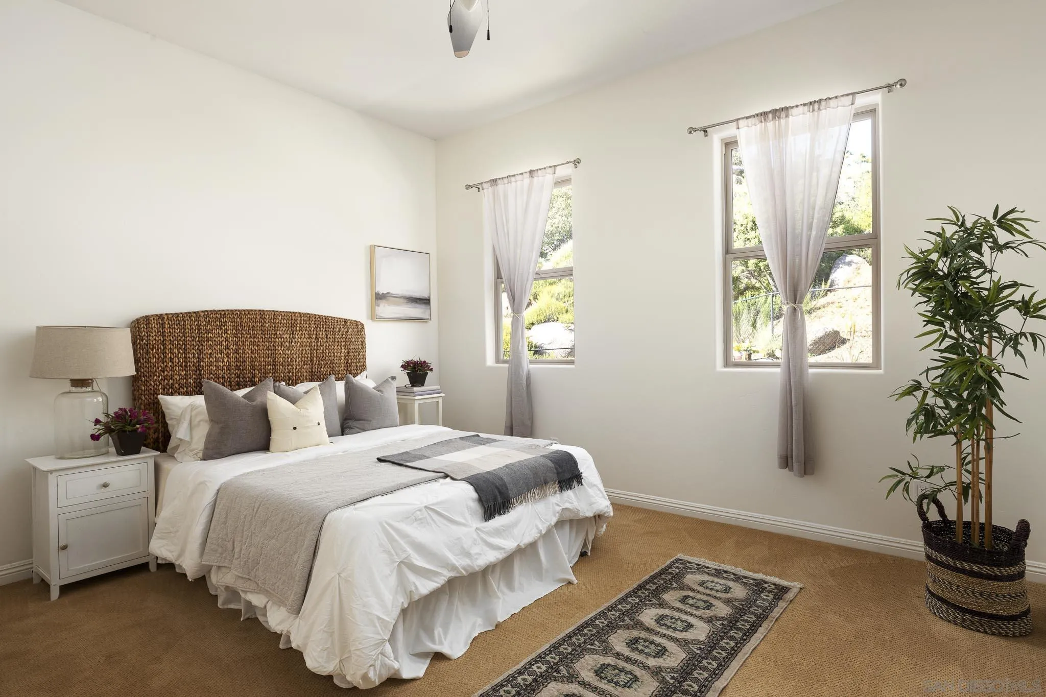 2001 Corte Sierra Alpine, CA 91901 - Photo 26 of 35 a bedroom with a bed and a window