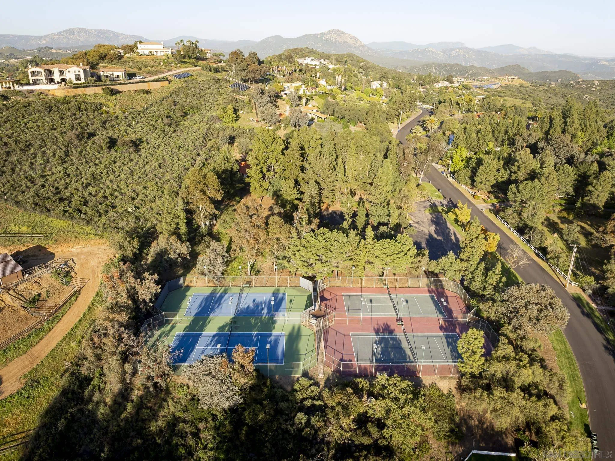 2001 Corte Sierra Alpine, CA 91901 - Photo 35 of 35 an aerial view of residential houses with outdoor space