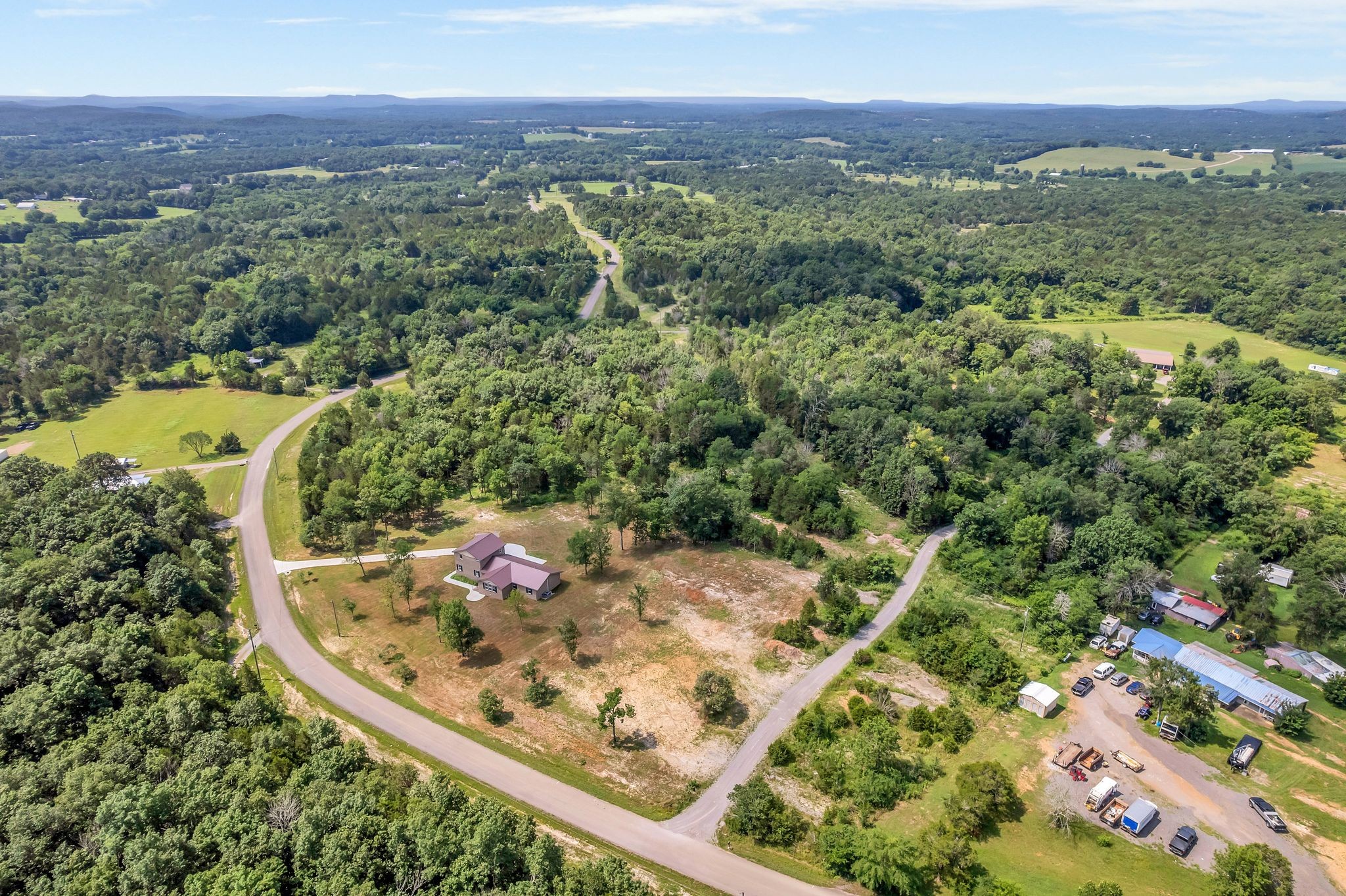 5065 Craddock Road Lascassas, TN 37085 - Photo 51 of 51 an aerial view of a house with a yard