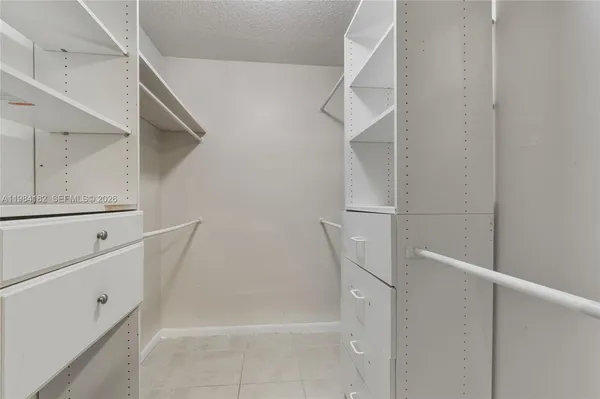 a view of walk in closet
