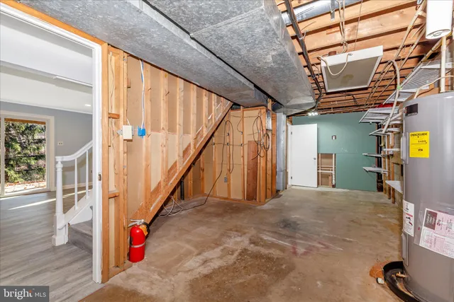 a view of an entryway with staircase