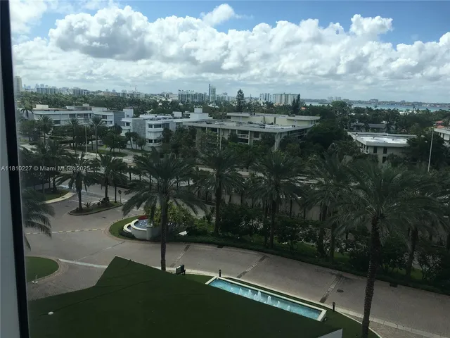 a view of a terrace with a bench