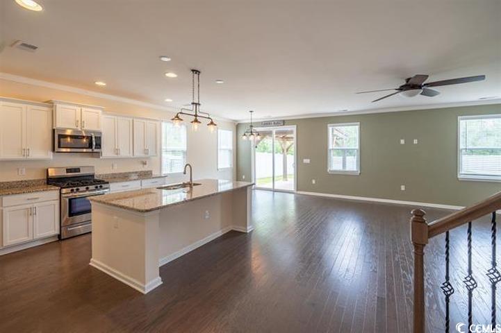 1221 Wind Swept Court Little River, SC 29566 - Photo 2 of 29 Kitchen featuring white cabinets, plenty of natura