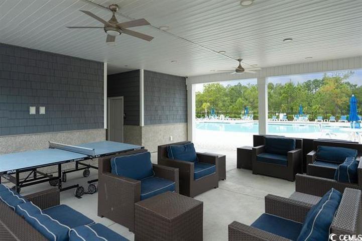 1221 Wind Swept Court Little River, SC 29566 - Photo 21 of 29 View of patio / terrace featuring an outdoor hango