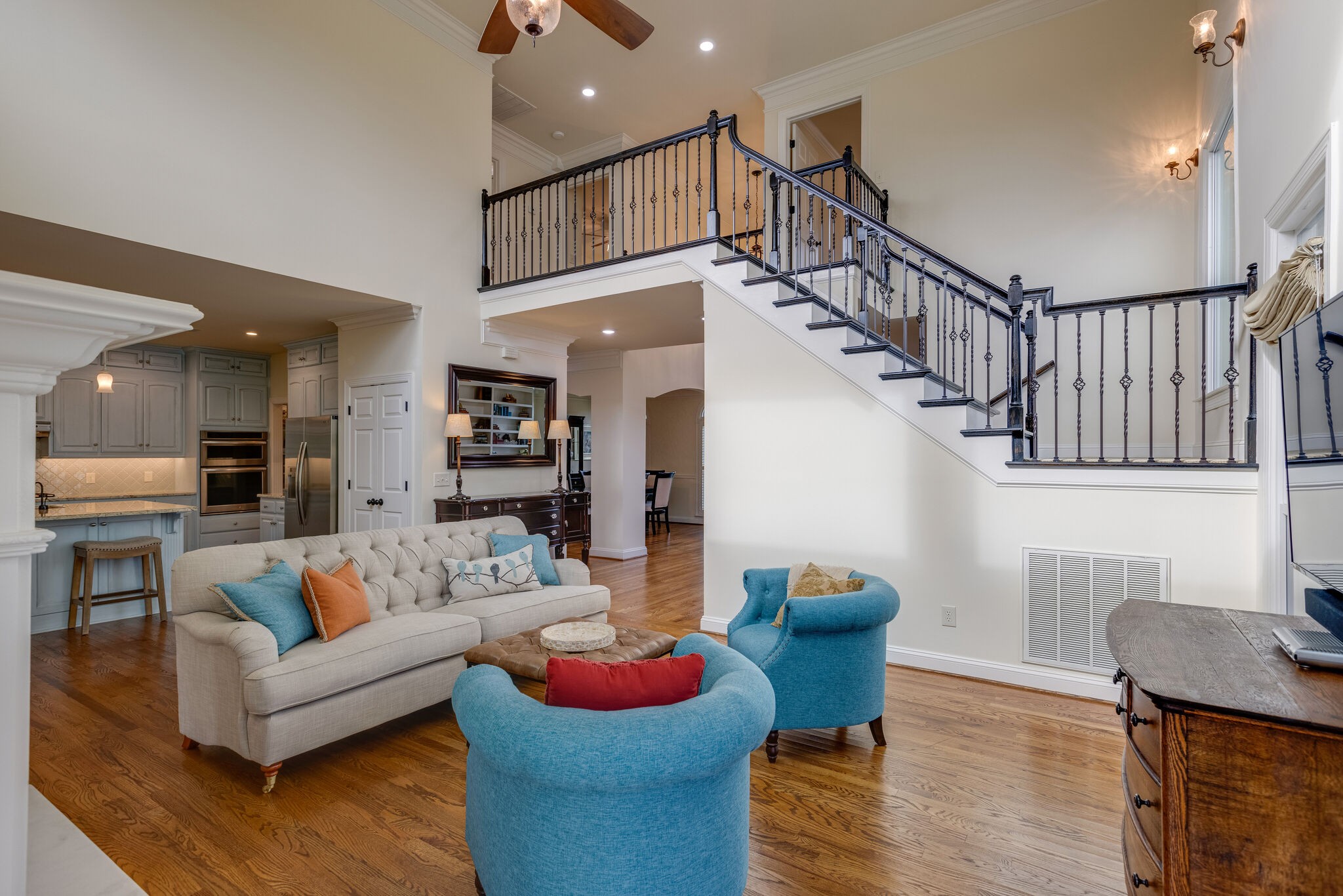 200 Eiderdown Drive Franklin, TN 37064 - Photo 6 of 45 a living room with furniture and a wooden floor