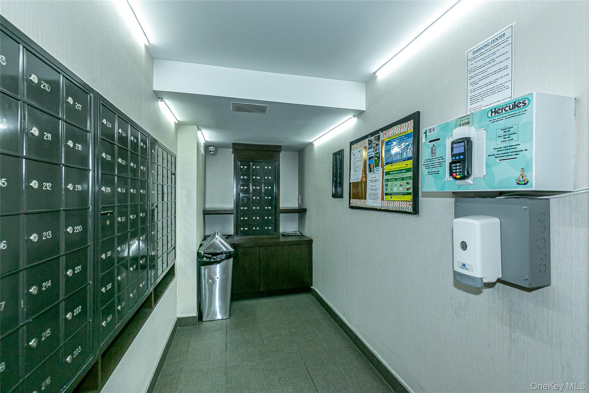 1 Kensington Gate, Unit 302 Great Neck, NY 11021 - Photo 4 of 30 a view of hallway with window and furniture
